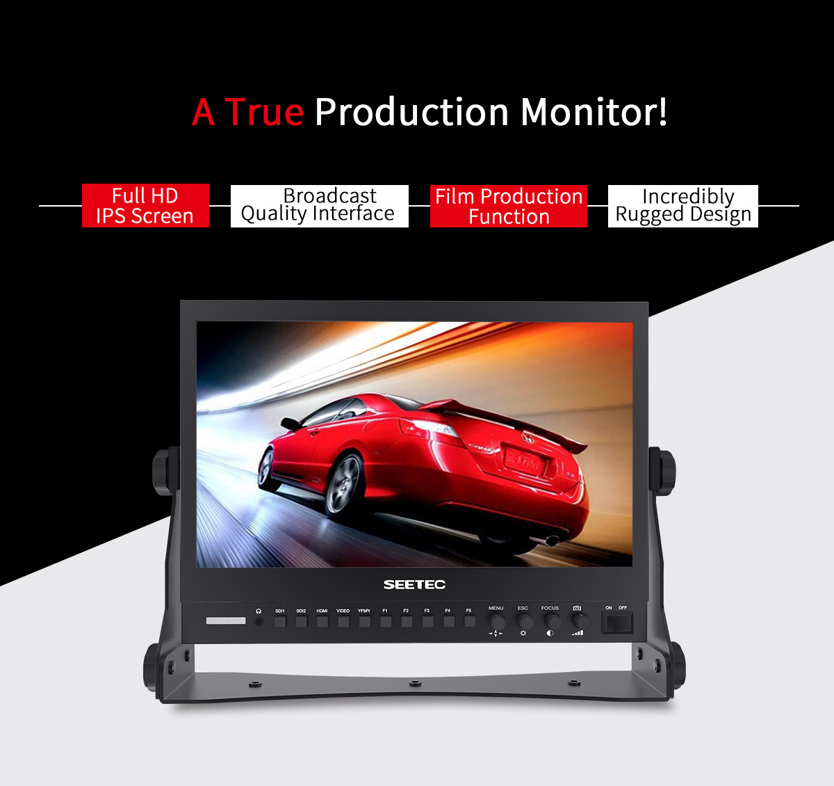 SEETEC 133 inch full hd production monitor P133-9DSW